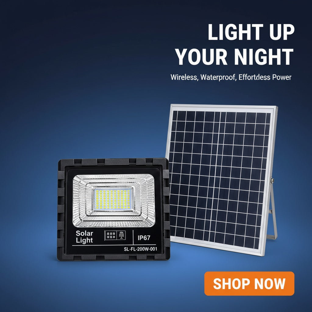 200W Solar LED Flood Light With Solar – view 4