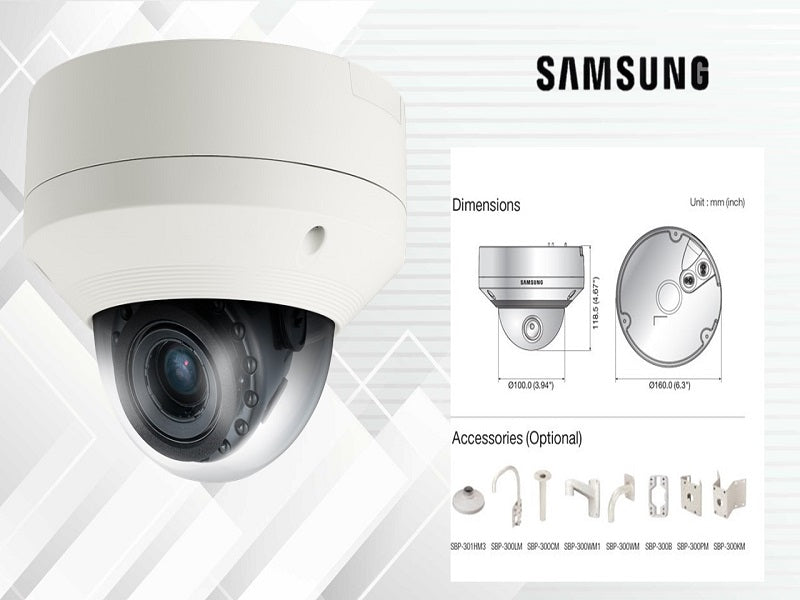 DOME Ip Cam 2Mp Samsung Wdr 30Fps Motori