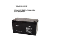 100AH 12V Deep Cycle  Oliter Gel B-G100-