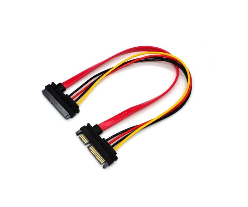 SATA 7P+15P M-F Extention Cable