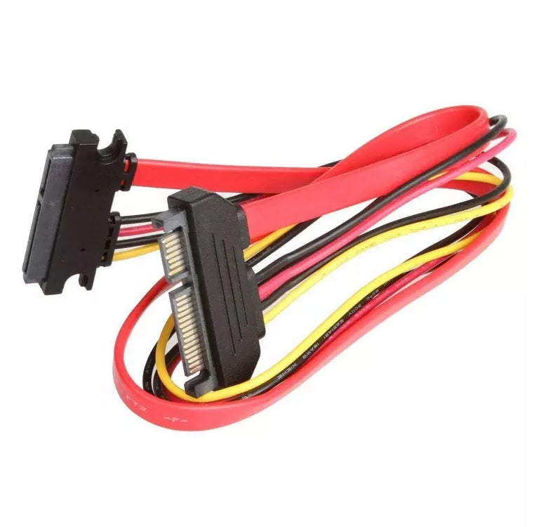 SATA 7P+15P M-F Extention Cable