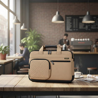 SUMFFIS 14-Inch Laptop Bag - Tan Beige &