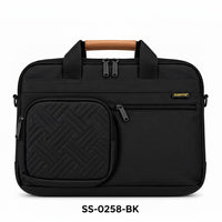 SUMFFIS 15.6-Inch Laptop Shoulder Bag Bl