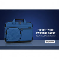 SUMFFIS 15.6-Inch Laptop Shoulder Bag Bl