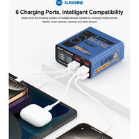 SUNSHINE SS-304Q 6-Port USB Smart Fast C