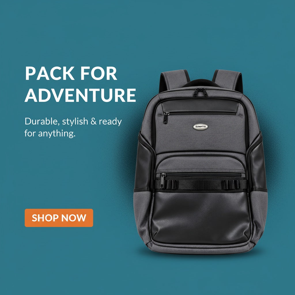 SUMFFIS 15.6-Inch Business Laptop Backpa