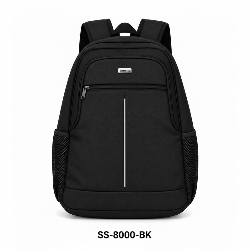 SUMFFIS 15.6-Inch Laptop Backpack Black