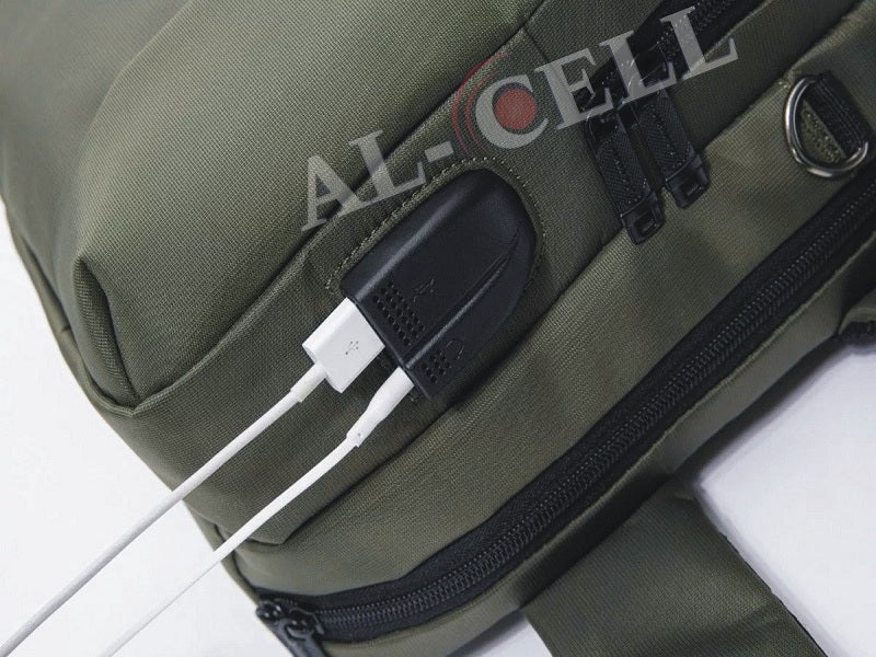 SUMFFIS Green Backpack+ Usb + Aux