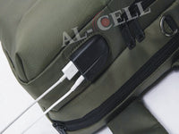 SUMFFIS Green Backpack+ Usb + Aux