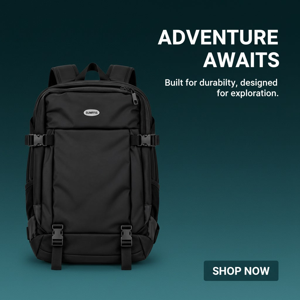 SUMFFIS 15.6-Inch Business Laptop Backpa