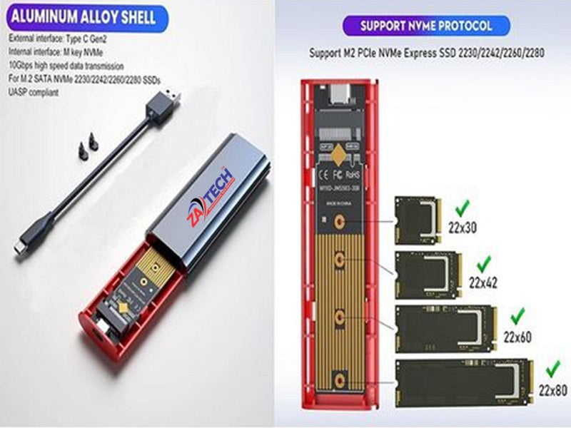 M.2 Pcie Ngff Sata M2 Ssd Case
