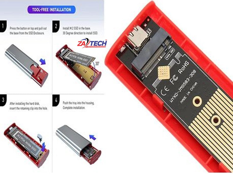 M.2 Pcie Ngff Sata M2 Ssd Case