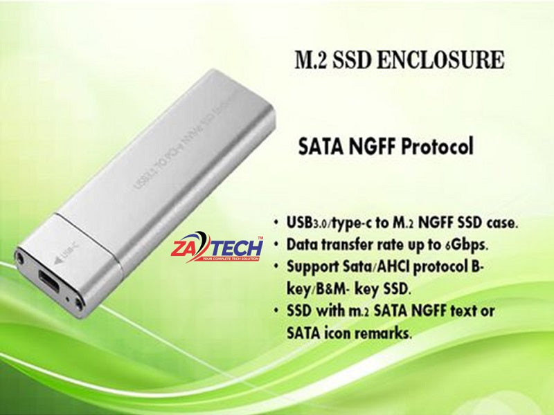 TYPE C To Nvme Ngff Pcie  Combo Ssd Case