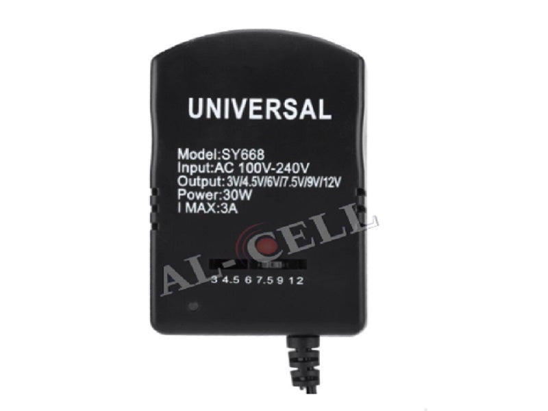 UNIVERSAL 3V To 12V 30Watts Charger