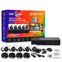 ANGHUAN 4CH 2MP AHD Full Colour CCTV