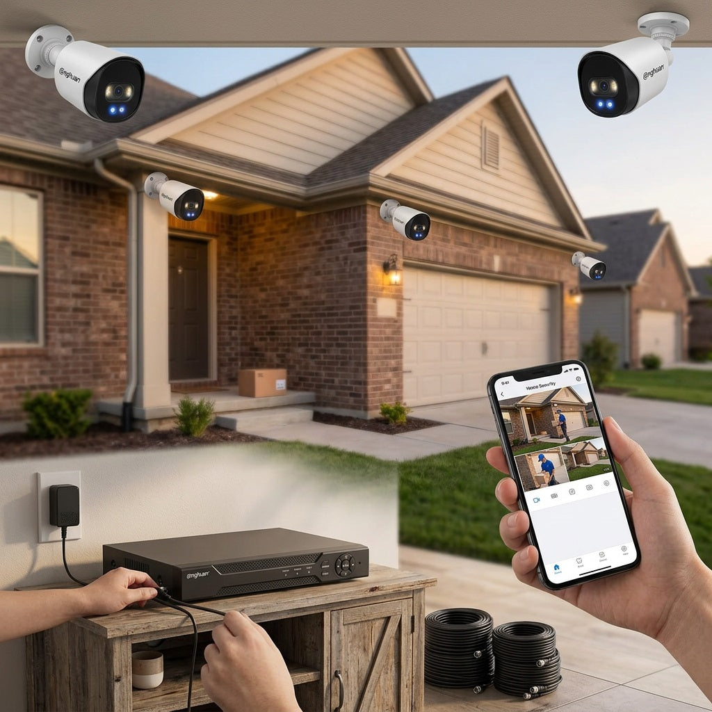 ANGHUAN 8CH 2MP AHD Full Colour CCTV