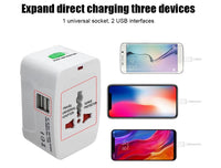 UNIVERSAL Travel Adaptor With Usb