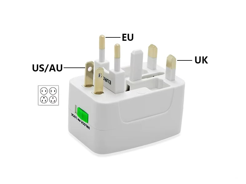UNIVERSAL Travel Adaptor With Usb