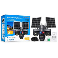 AOV 4 Lens Solar 4g Ptz Camera With