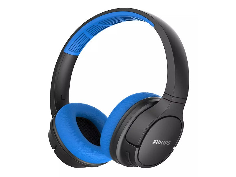 PHILIPS Over Ear Wireless Headphone(Blu)
