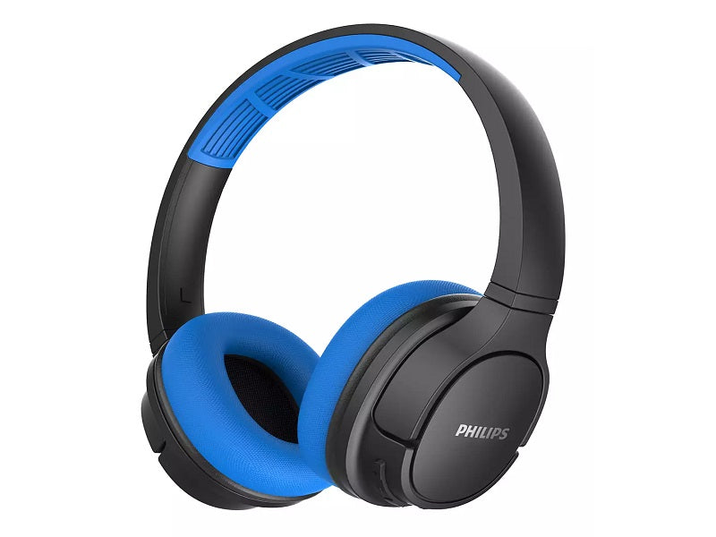 PHILIPS Over Ear Wireless Headphone(Blu)
