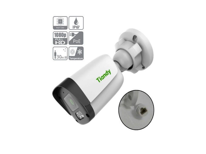 Tiandy 2mp Ip Bullet Camera 4mm