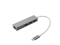 TYPE C 3 Port Hub + Lan Card