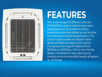 ALASKA 36000 Btu Single Phase Cassette