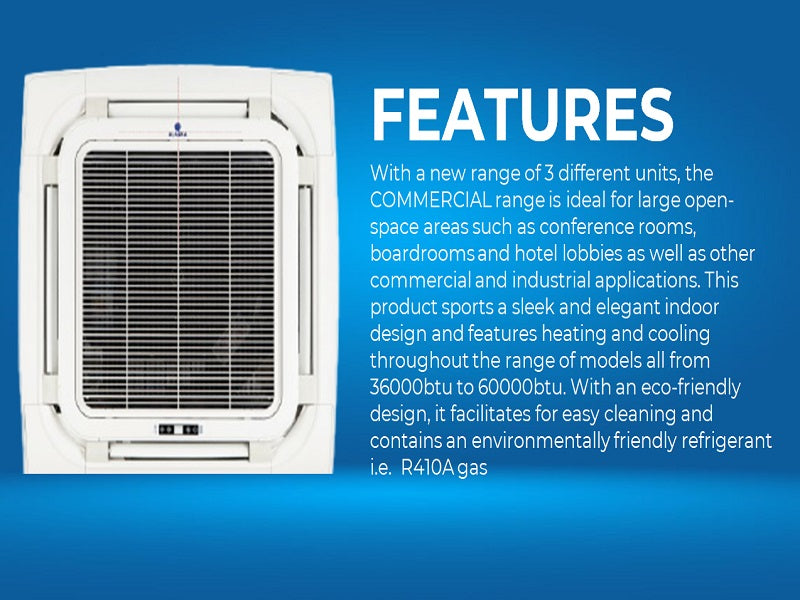 ALASKA 36000 Btu Single Phase Cassette