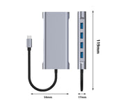 TYPE C To Lan+Tc+Sd+Usb3.0X4+Audio+Hdmi+