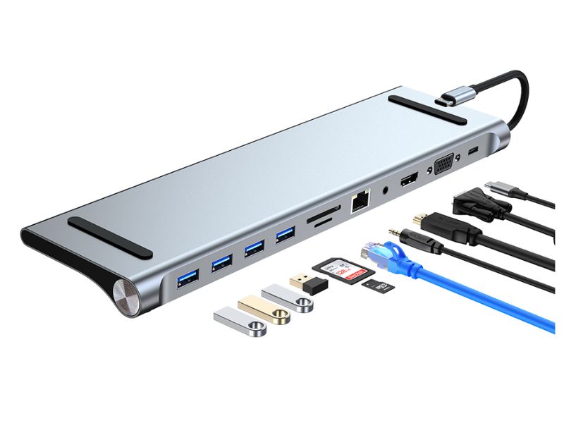 TYPE C To Lan+Tc+Sd+Usb3.0X4+Audio+Hdmi+