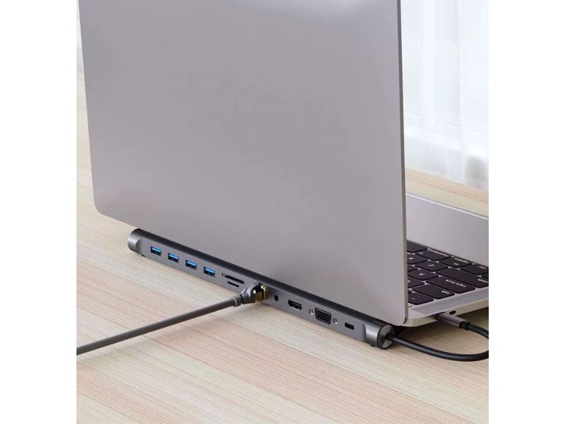 TYPE C To Lan+Tc+Sd+Usb3.0X4+Audio+Hdmi+