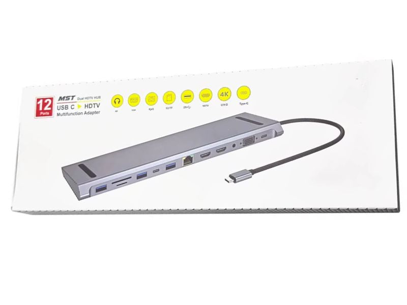 TYPE C To Lan+Tc2+Usb3.0X3+Audio+HdmiX2