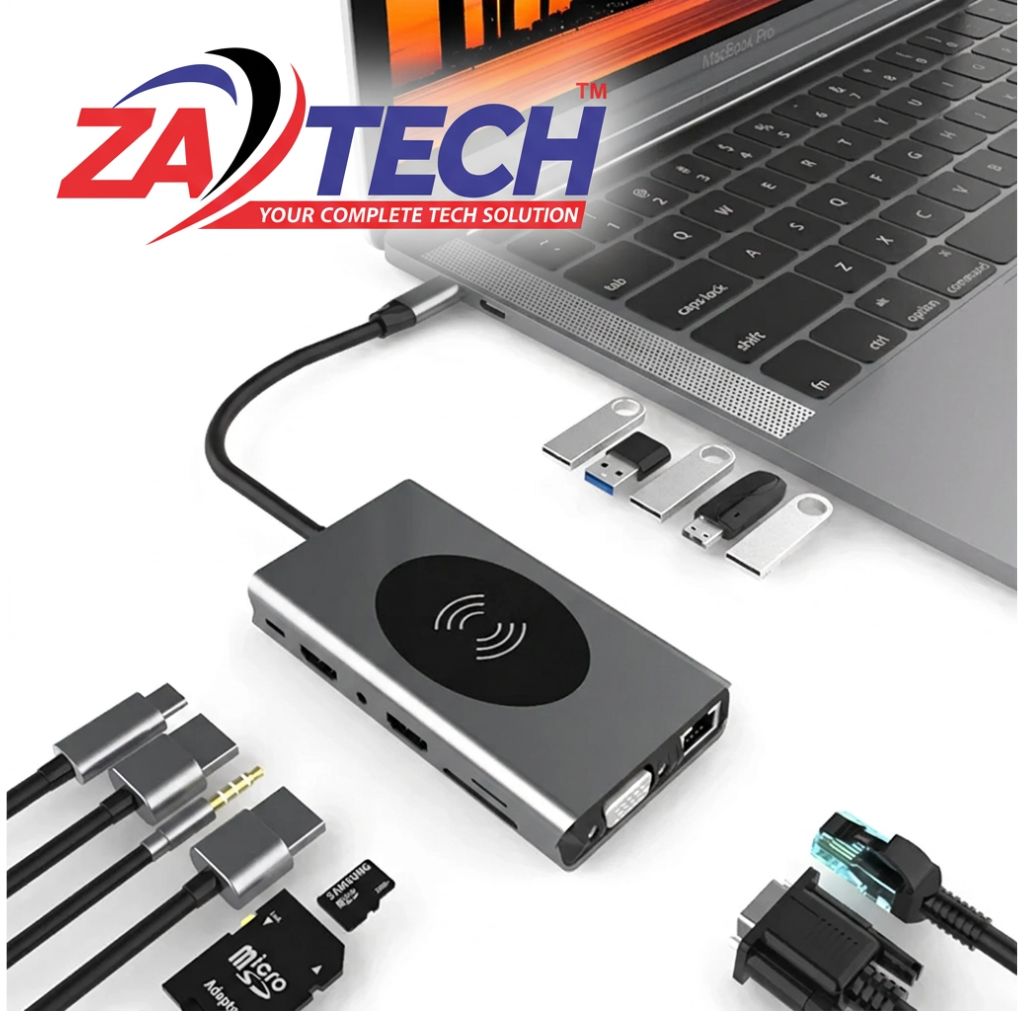 TYPE C To Lan+Tc+Sd+Usb3.0X5+Audio+Hdmi2