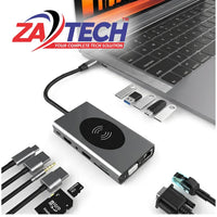 TYPE C To Lan+Tc+Sd+Usb3.0X5+Audio+Hdmi2