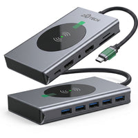 TYPE C To Lan+Tc+Sd+Usb3.0X5+Audio+Hdmi2