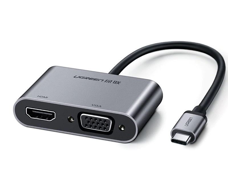 TYPE C To Hdmi+Vga+Usb3.0+Type-C Adapter