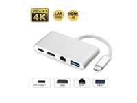 TYPE C 4 In 1 Cable Usb+Lan+Hdmi+Type C