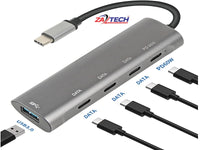 TYPE C To Usb3.0-Type C X 3 - Pd 60W