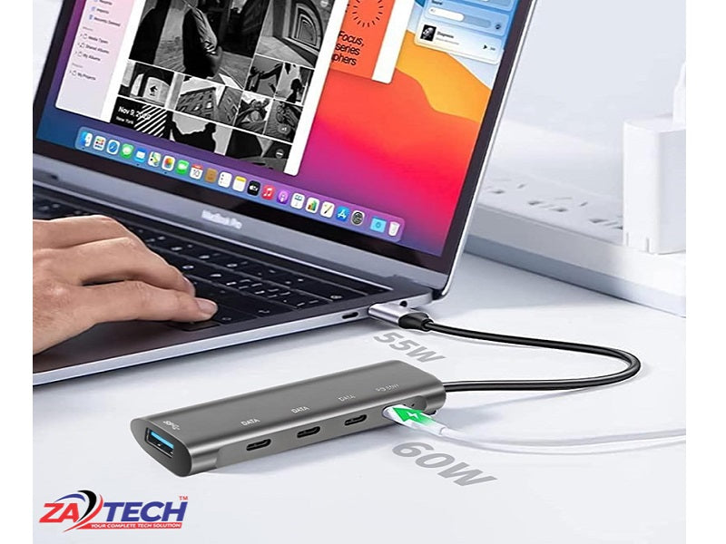 TYPE C To Usb3.0-Type C X 3 - Pd 60W