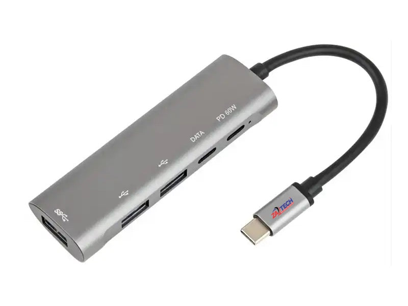 TYPE C To Usb3.0 X 3 - Type C- Pd 60W