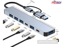 TYPE C/Usb - Usb 3.0 X 5+Typec X 2