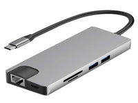 TYPE C To Lan+Tc+Sd+Usb3.0X2+Hdmi+Vga+Cr