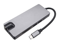 TYPE C Usb3.0X2+Sd Cr+Hdmi/Vga+Aux3.5+
