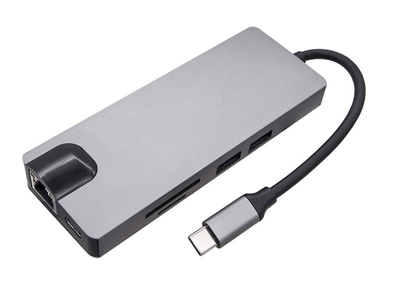 TYPE C Usb3.0X2+Sd Cr+Hdmi/Vga+Aux3.5+