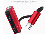TYPE C To Aux Charging Play Music Call