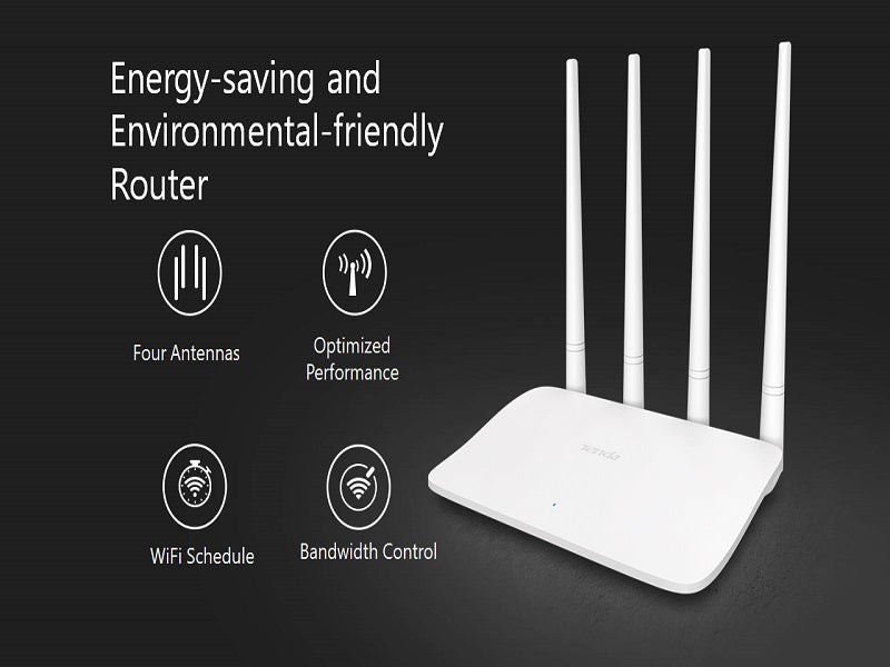 TENDA 300Mbps Wifi Router And Rep -F6