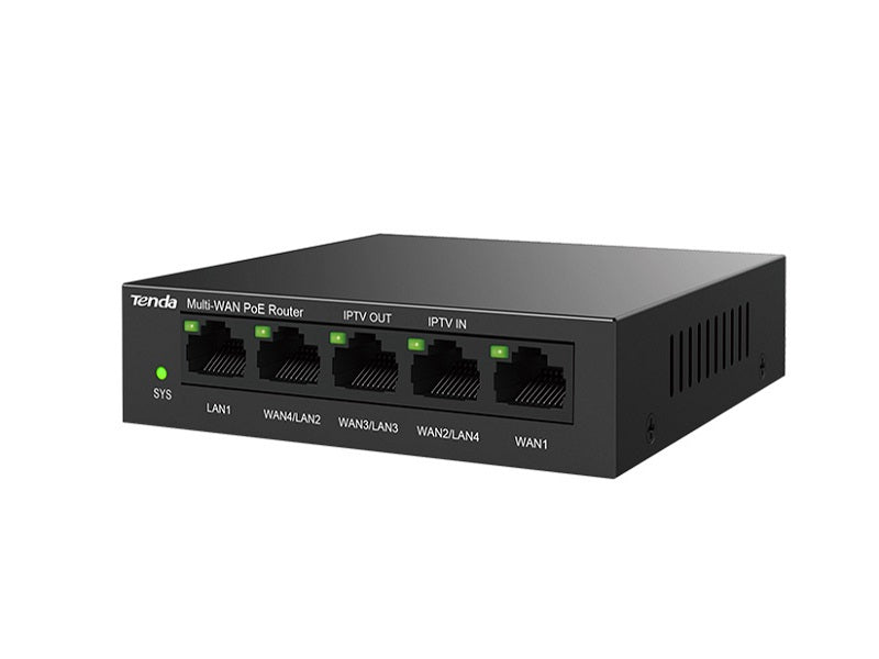 TENDA 5 Port Gigabit Ethernet PoE Router