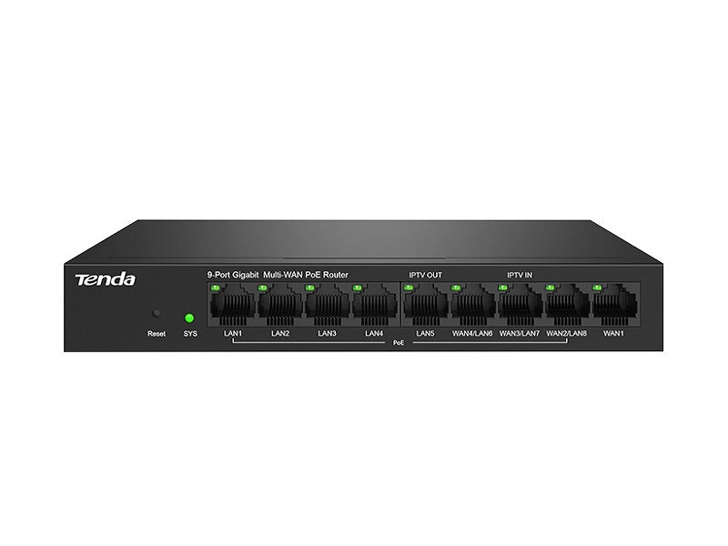 TENDA 9 Port Gigabit Ethernet PoE Router