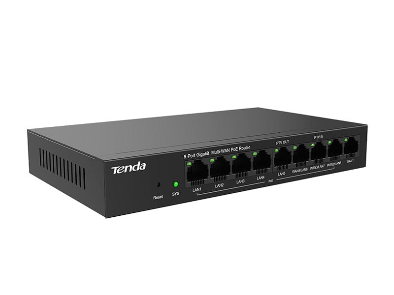 TENDA 9 Port Gigabit Ethernet PoE Router